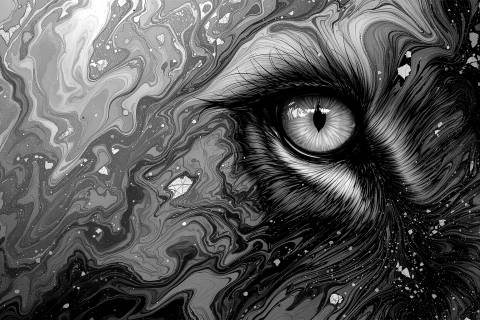 Mirada de Ámbar: Memoria de la Sabana en blanco y negro