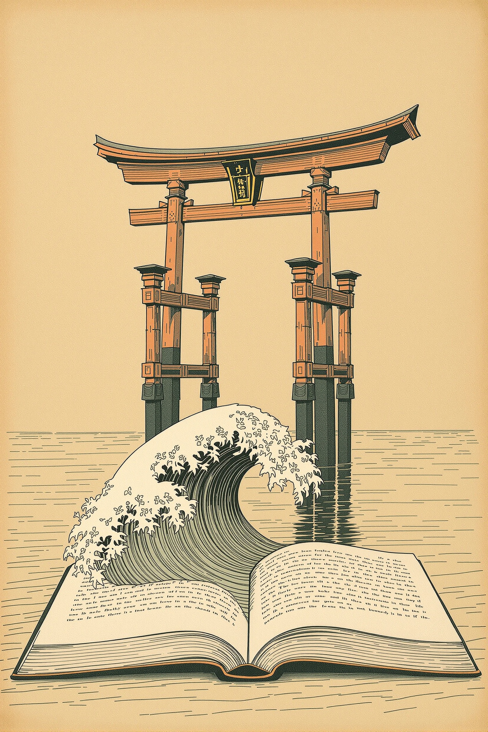 Marea de Itsukushima Botánica