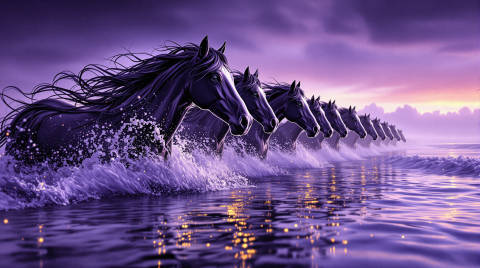 Cabalgata Crepuscular en Oro y Sombra