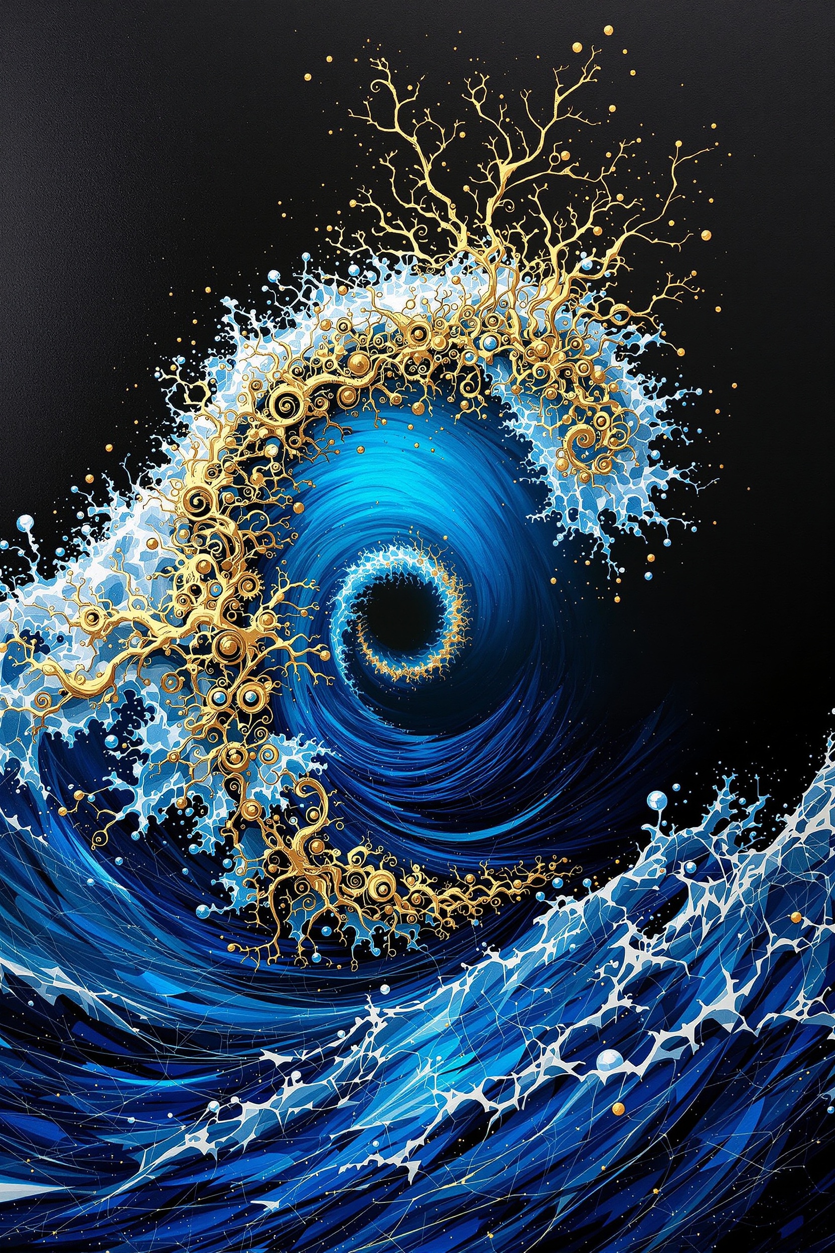 Marea Cobalto · Fractal Alquímico