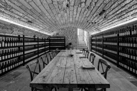 Cava de Piedra en blanco y negro