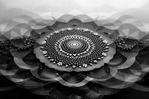 Ritual de Cardamomo en blanco y negro