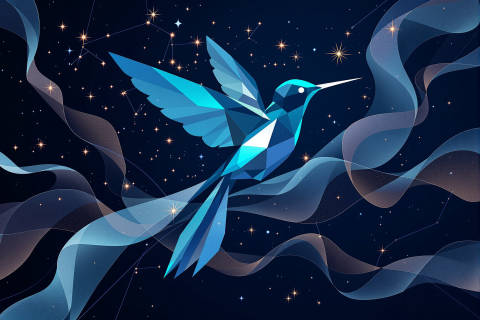 Colibrí Constelación de Índigo