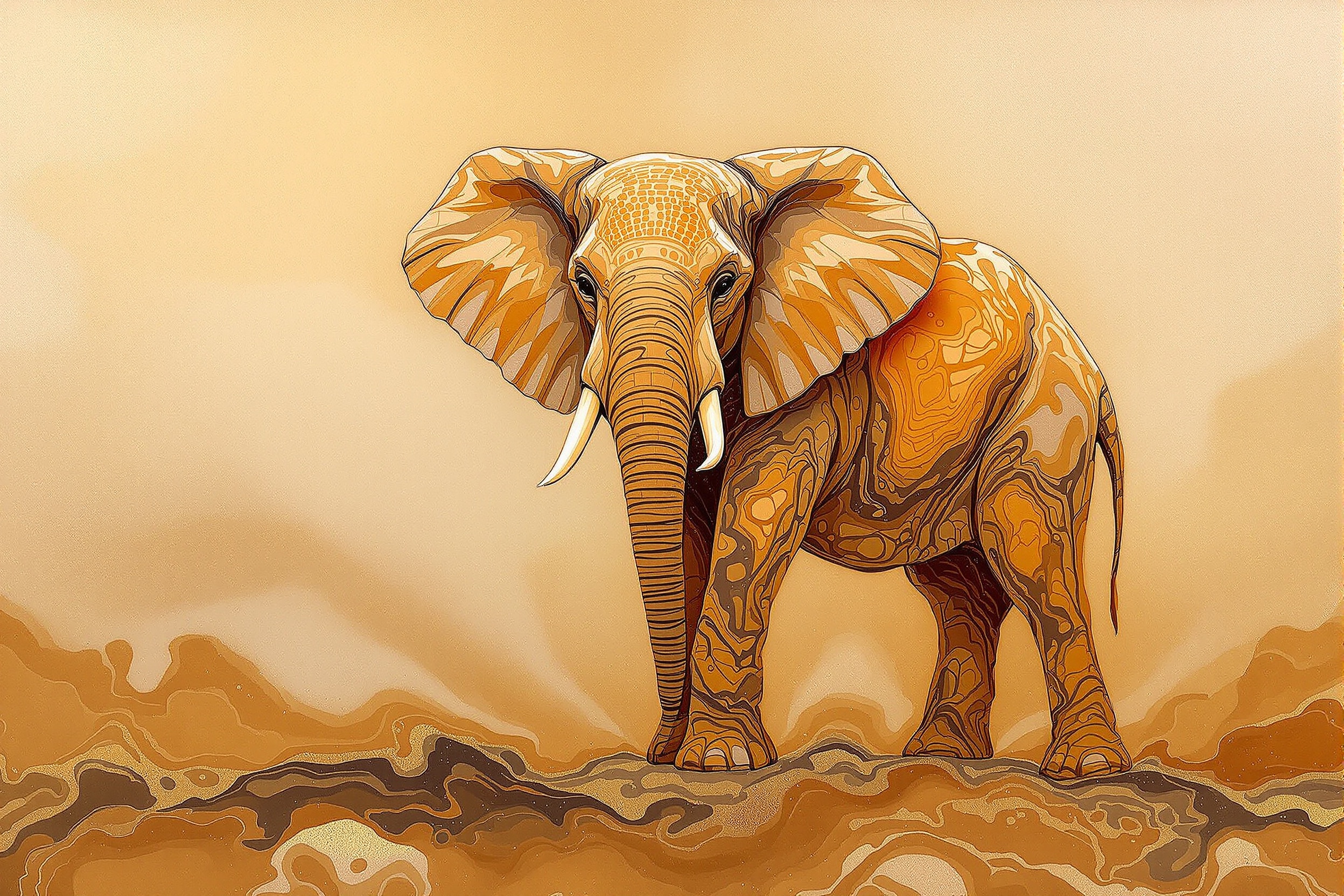 Elefante de Tierra Vertida