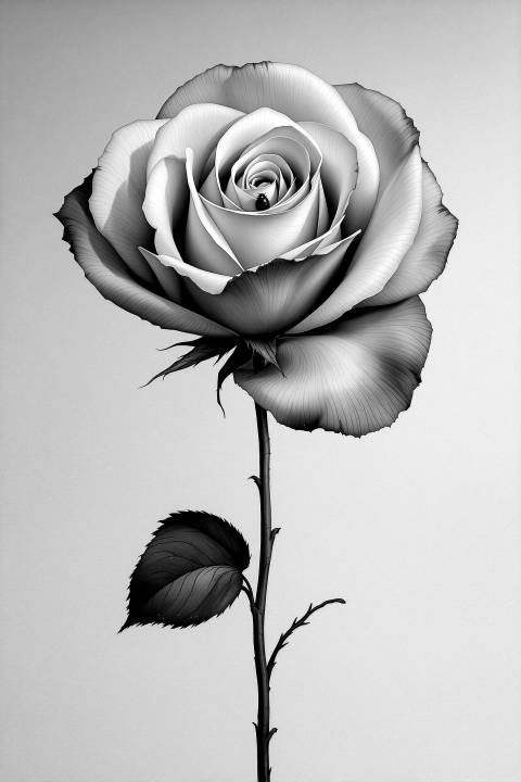Rocío de Jade en blanco y negro