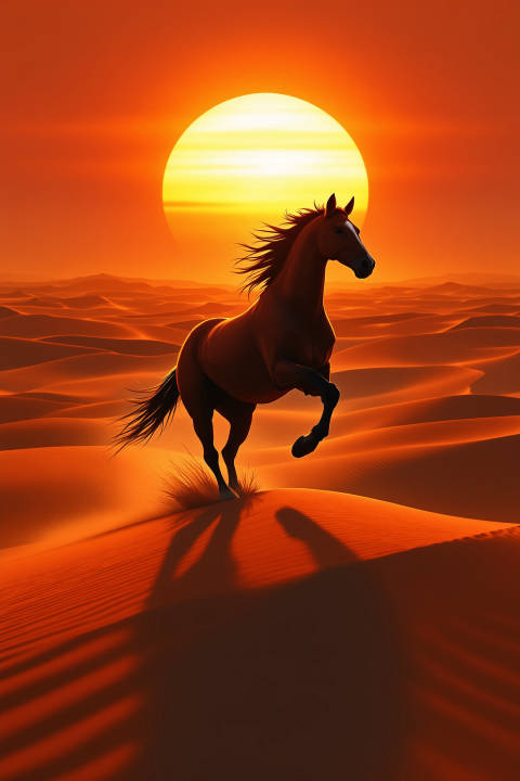 Marwari al Crepúsculo del Desierto