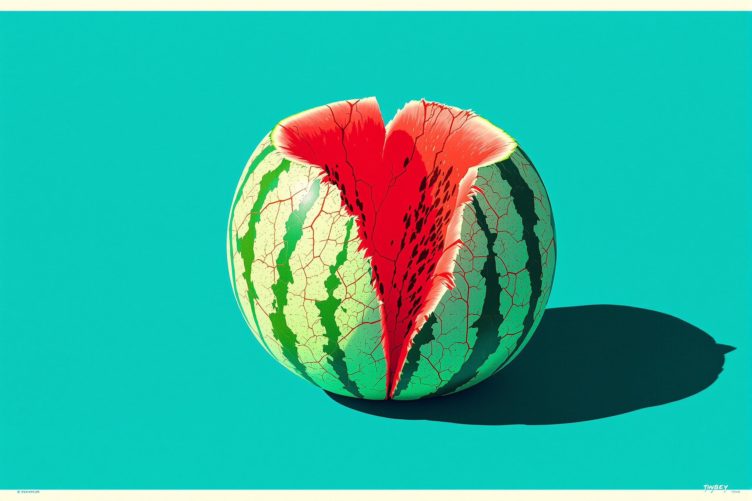 Corazón Sandía: Venas del Verano