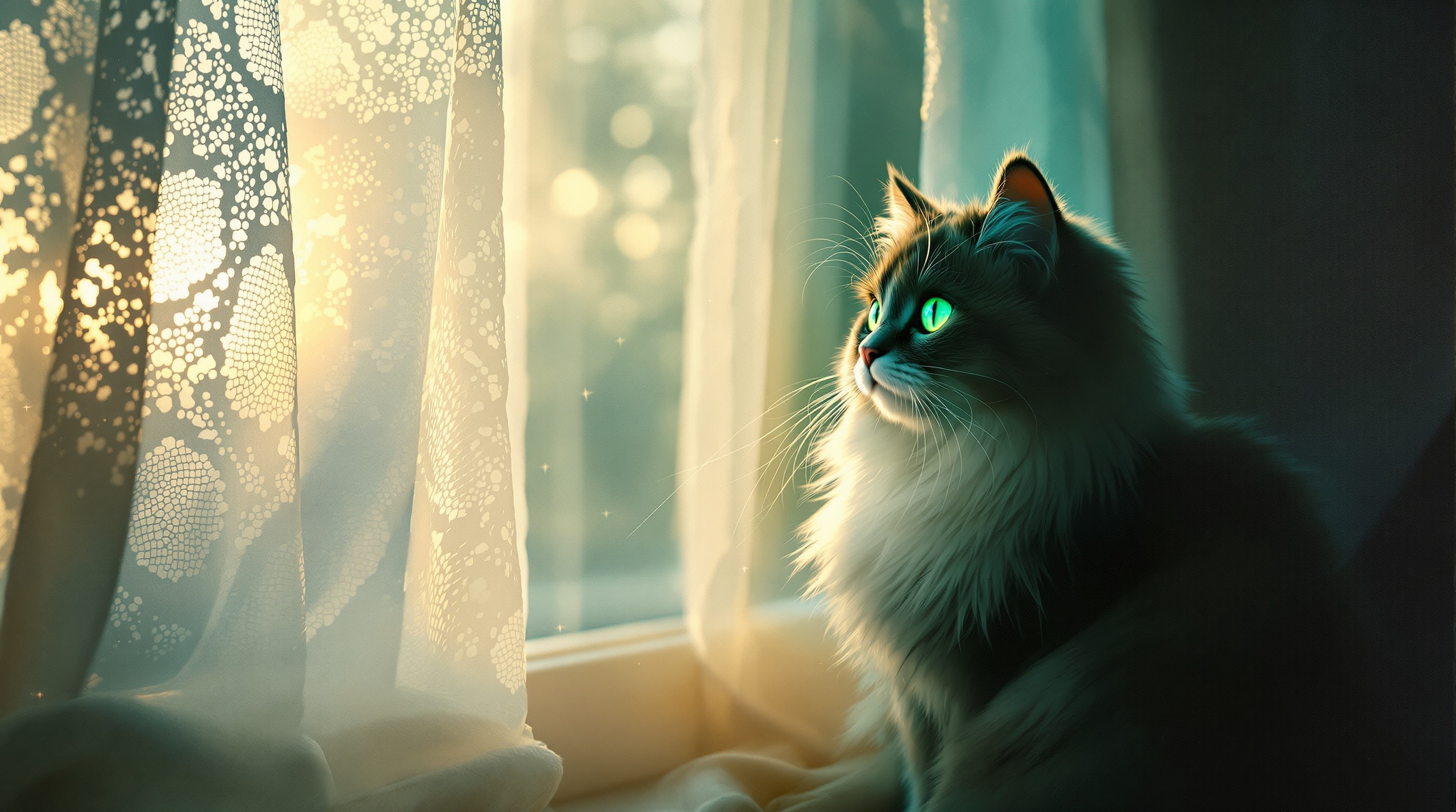 Mirada Esmeralda al Amanecer