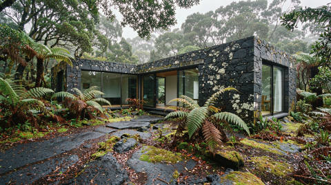 Casa de Lava y Helechos