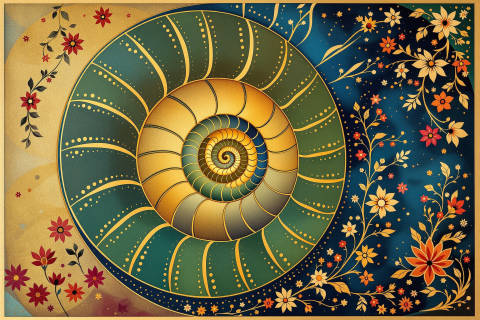 Nautilo Joya: Espiral Sagrada