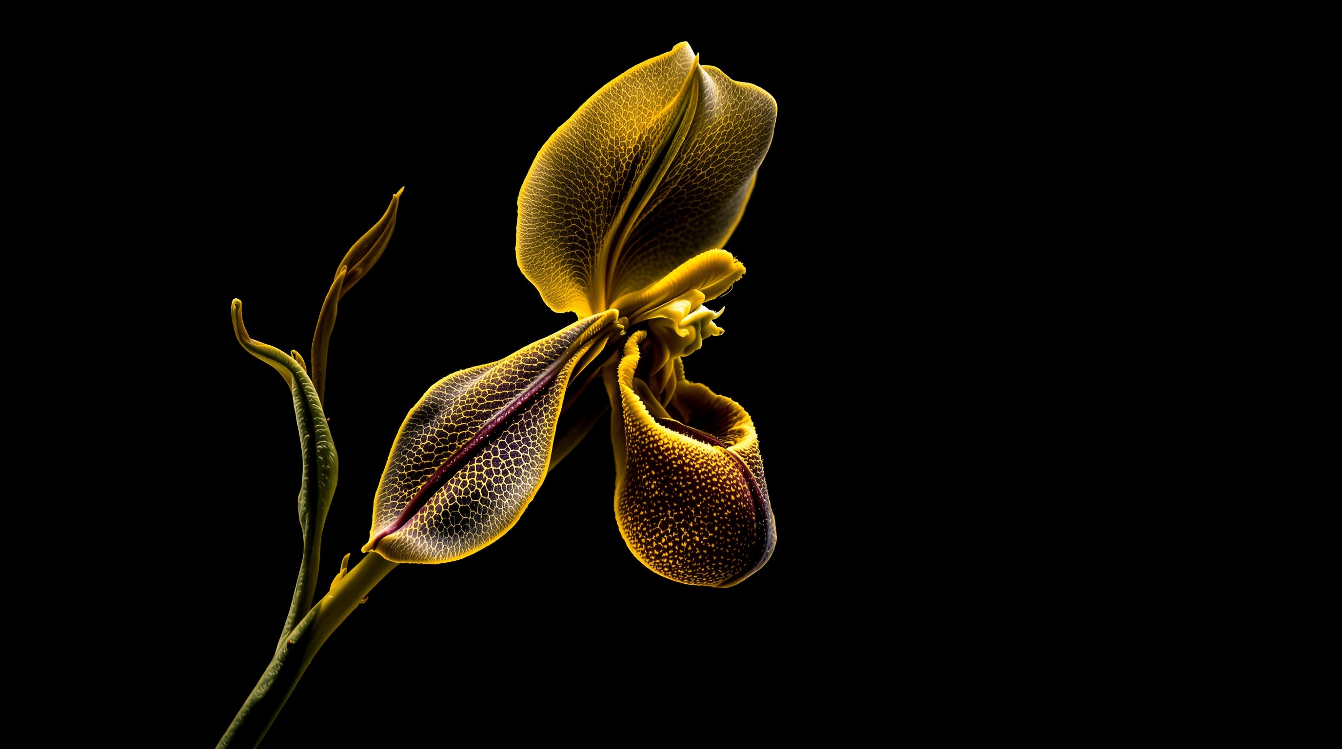 Ophrys Dorada en Neón Nocturno