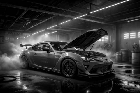 Supra Fantasma: Melancolía Tornasol en blanco y negro