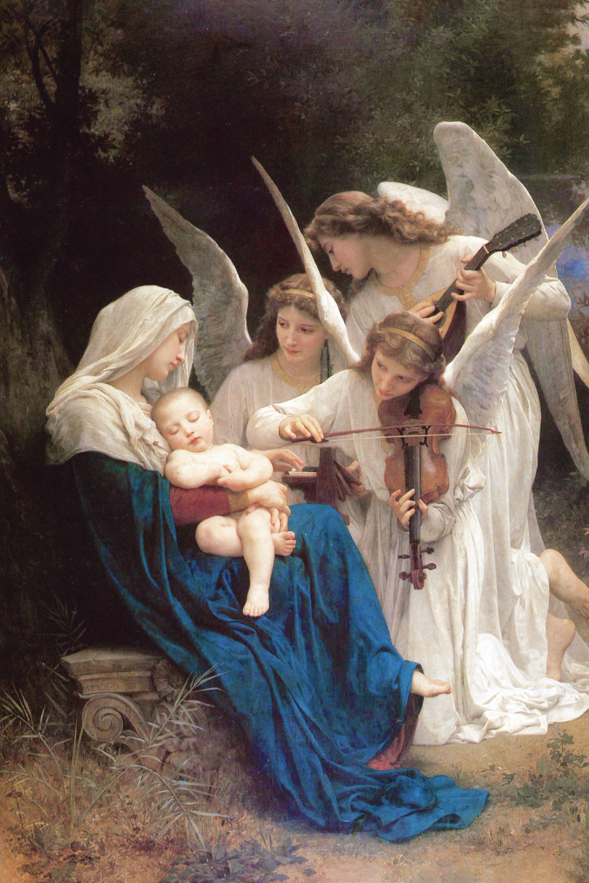La canción de los ángeles, William-Adolphe Bouguereau