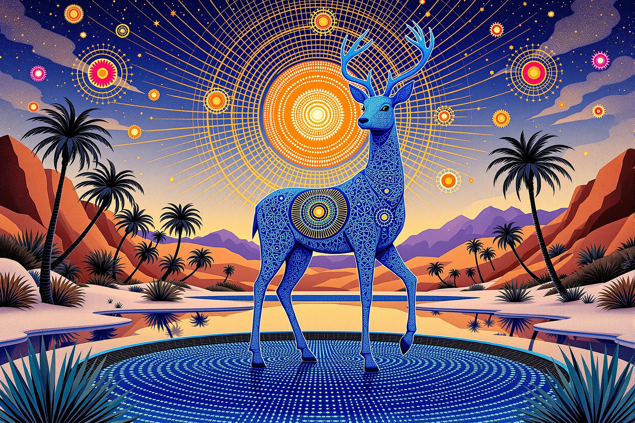 Venado Azul de Wirikuta: Oasis Tornasol