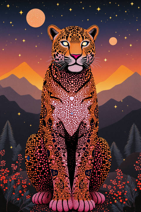 Jaguar de Chaquira y Constelaciones