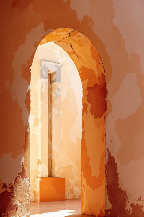 Cal Viva: Portal en Terracota