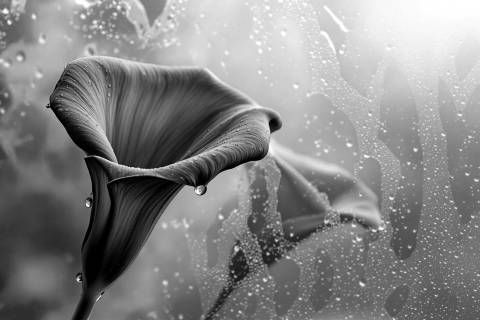Memoria Empañada en blanco y negro