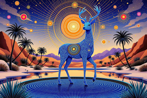 Venado Azul de Wirikuta: Oasis Tornasol