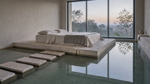 Cama en el Agua
