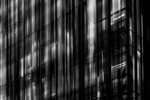 Reflejos en Movimiento en blanco y negro