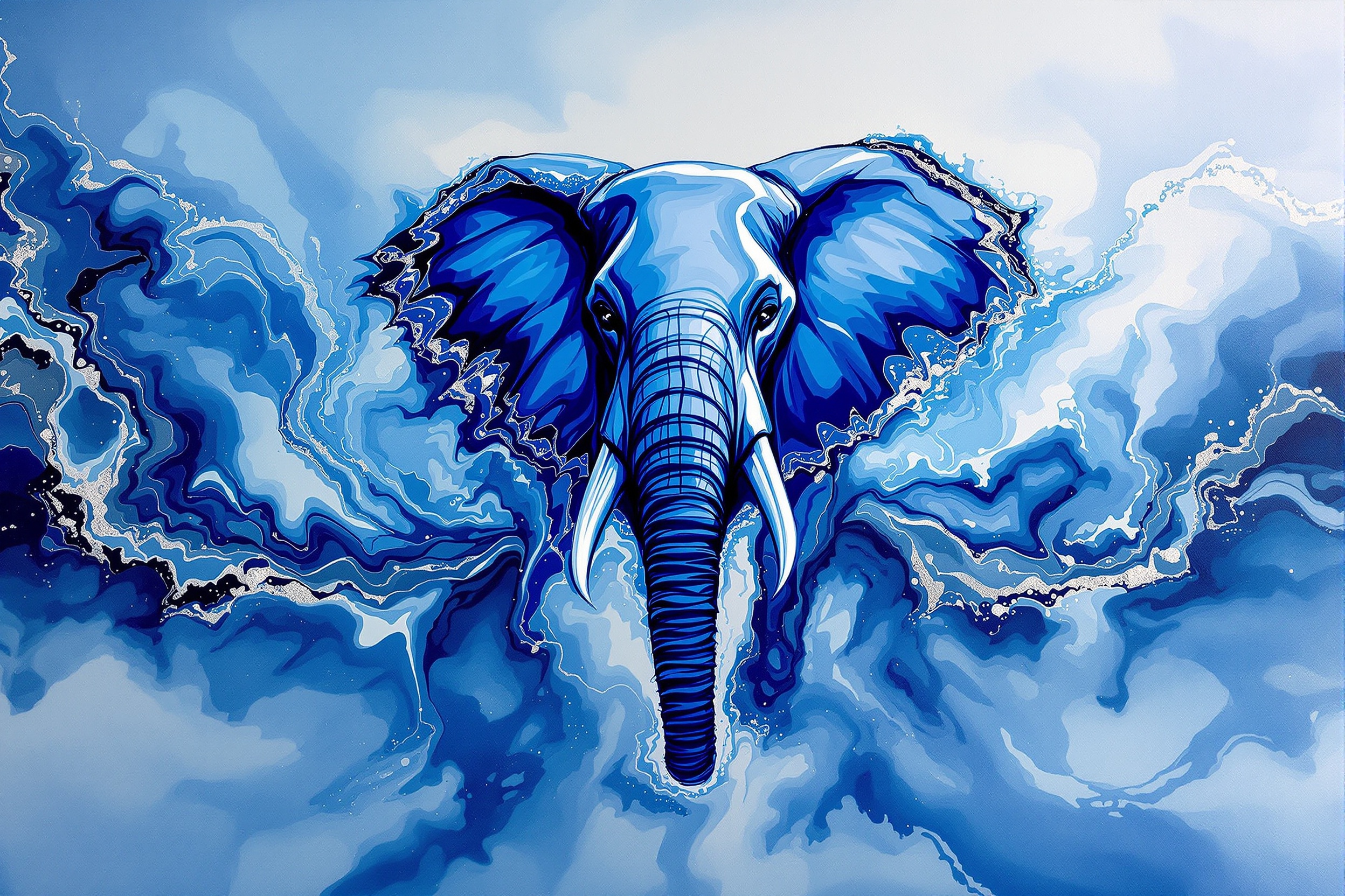 Elefante de Mareas Azules
