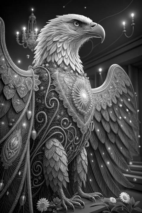 Werika Wimari, Guardiana del Sol Doble en blanco y negro