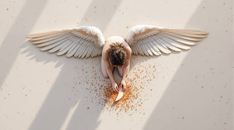 Pluma de Ceniza · Terrazzo Celestial