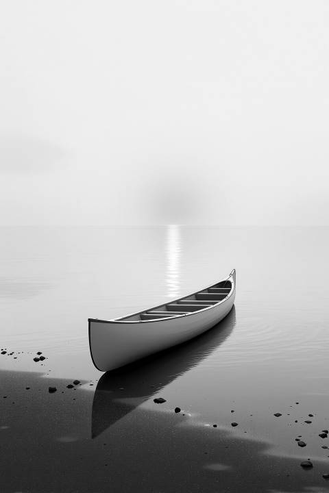 Dualidad al Amanecer en blanco y negro