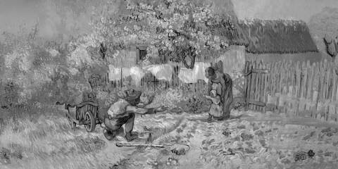 Primeros pasos, Vincent van Gogh en blanco y negro