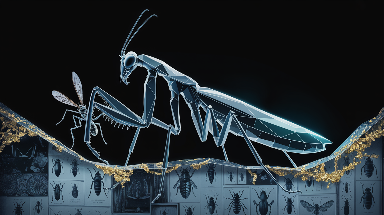 Depredadora de Cristal Azul