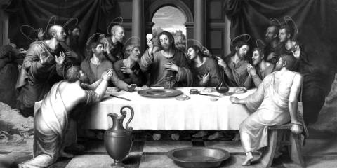 La última cena, Juan de Juanes en blanco y negro