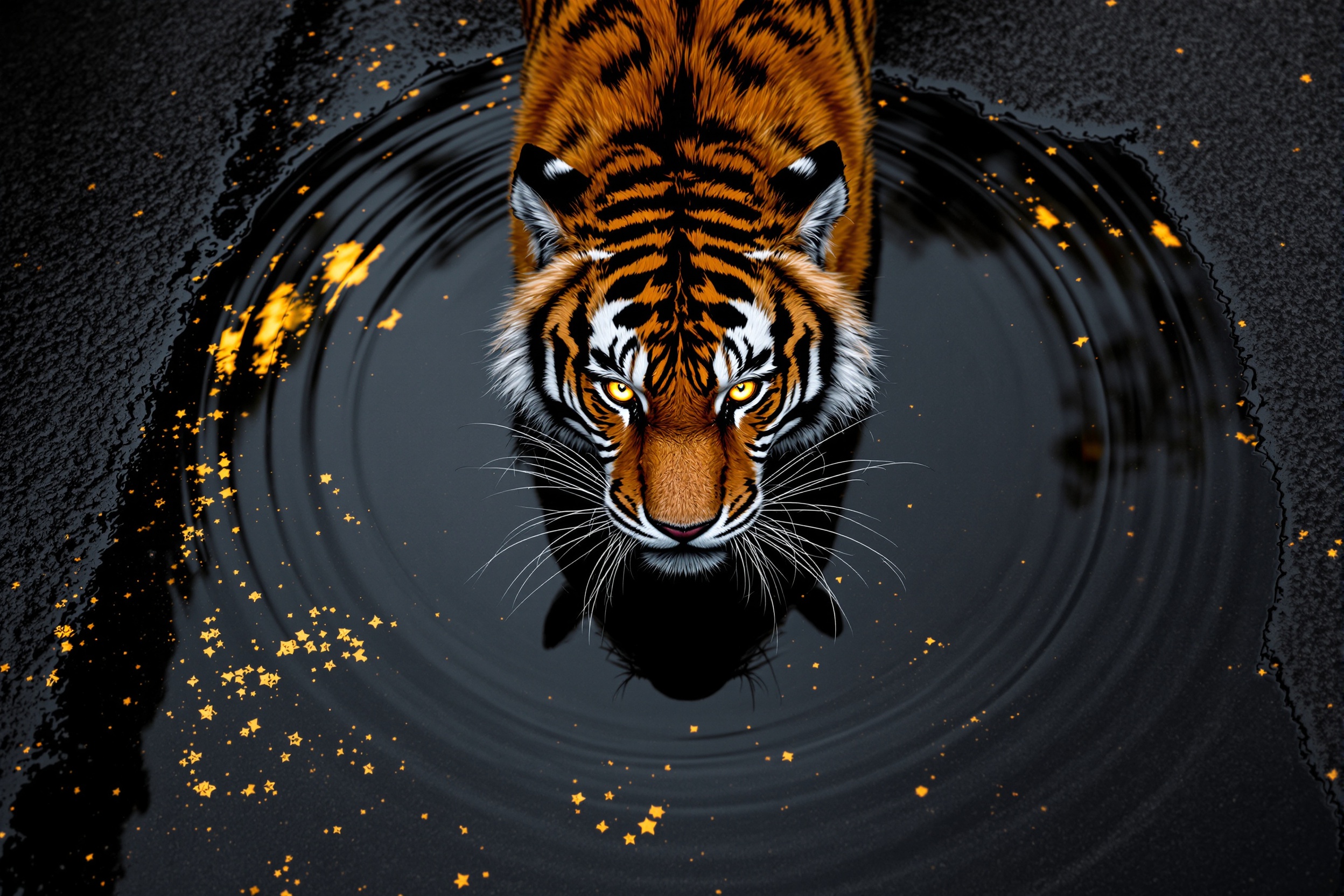 Reflejo del Tigre Nocturno