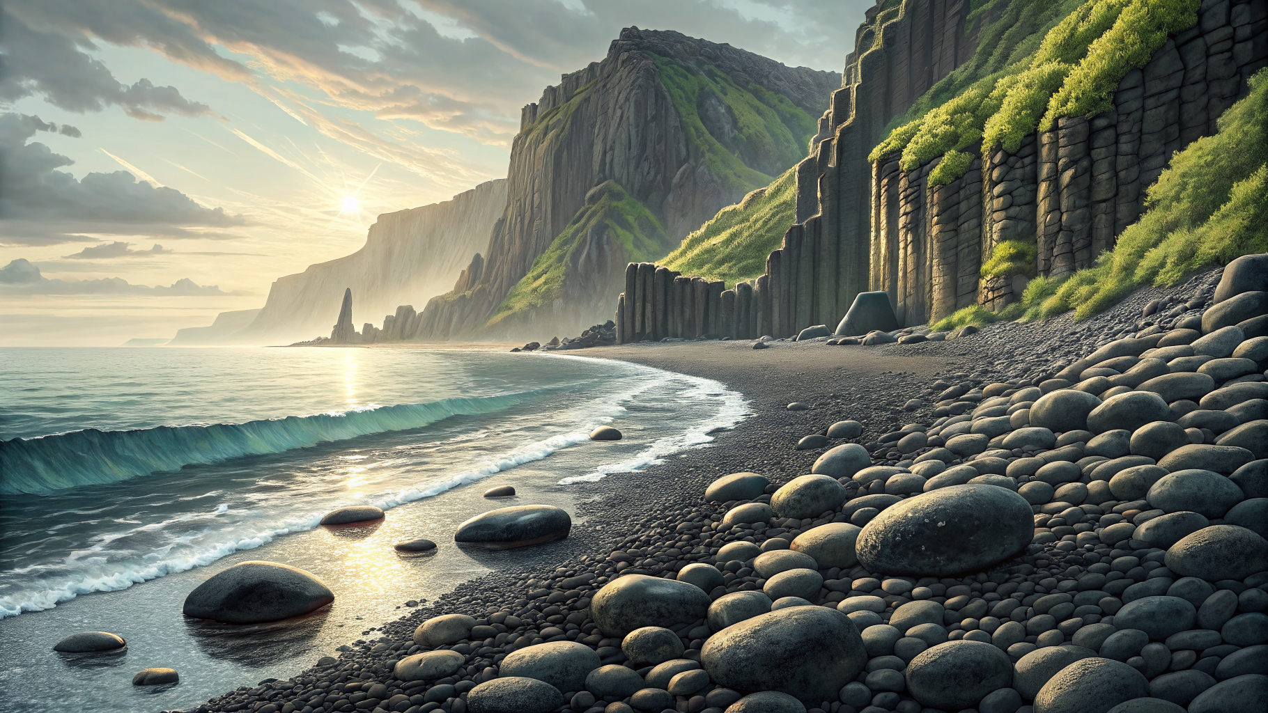 Caleta Volcánica al Amanecer