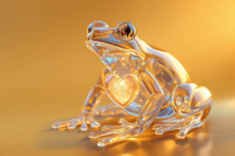 Corazón de Aurora — Rana de Cristal