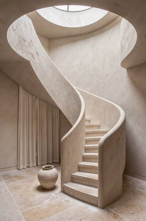 Escalera de Yeso