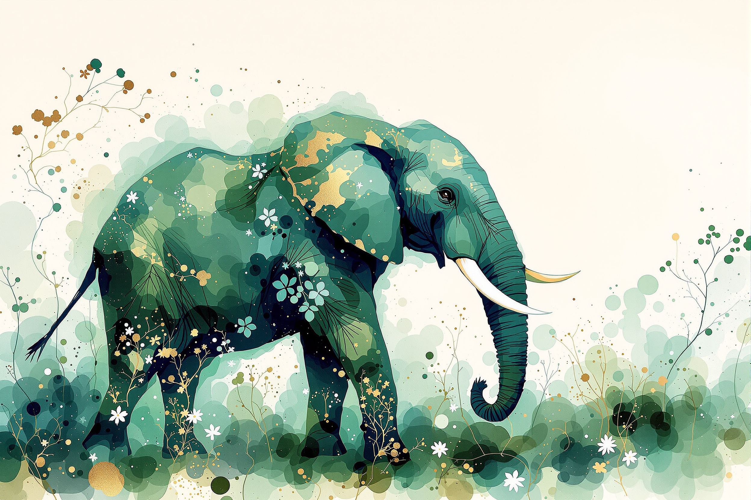 Elefante de Jade Líquido