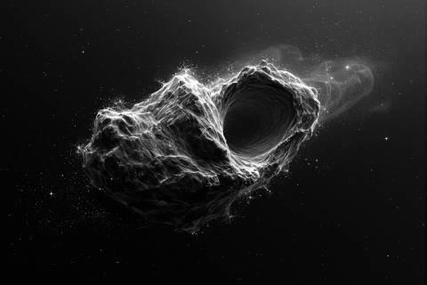 Deriva de Hielo y Polvo · Cometa Bilobulado
