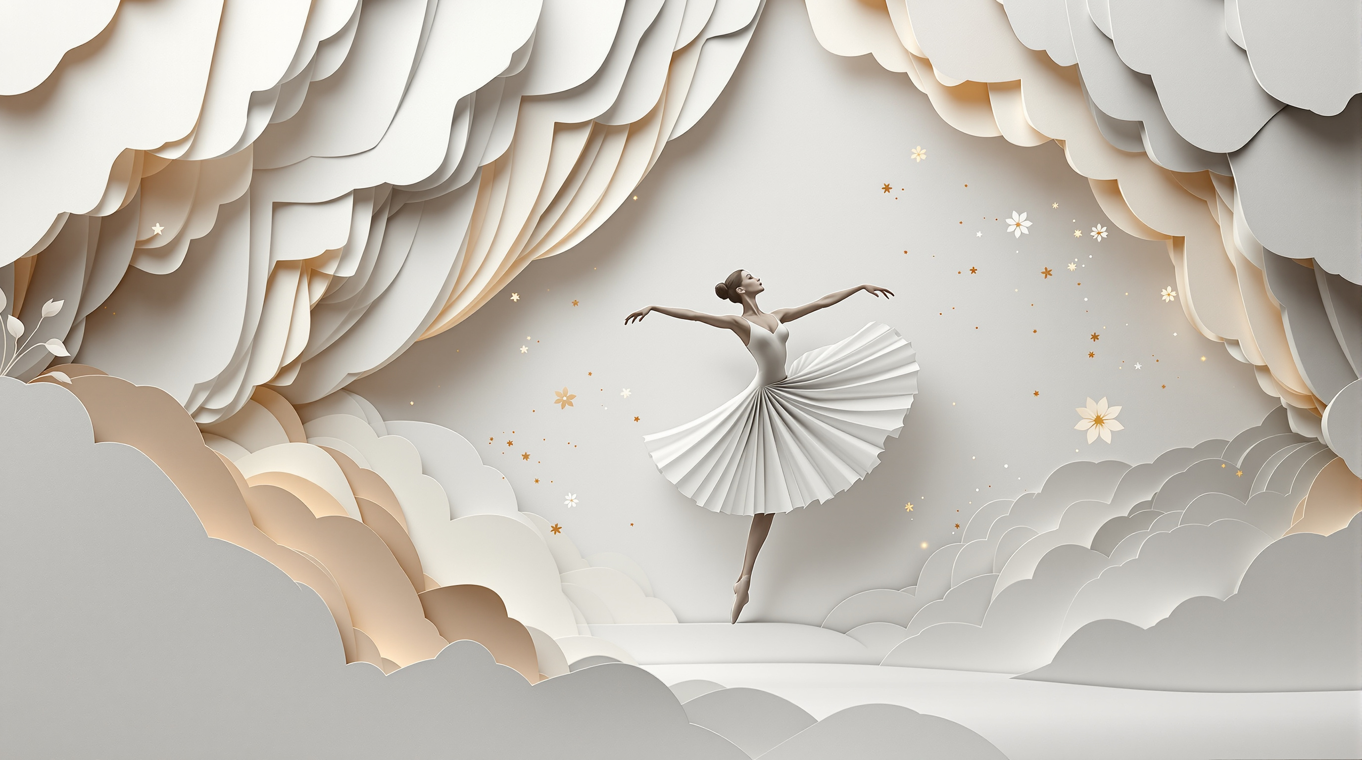 Bailarina en Papel: Compás de Luz